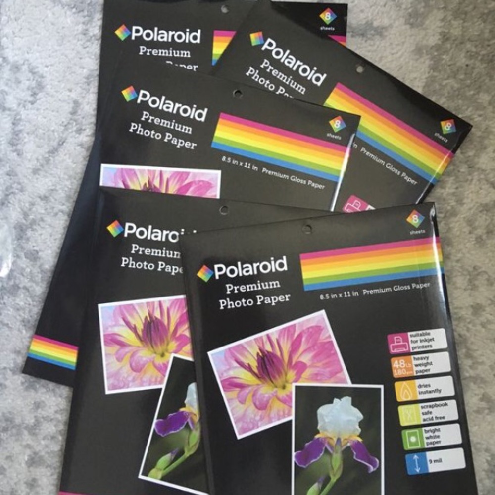 Polaroid Premium Photo Paper / pack of 45 pages!